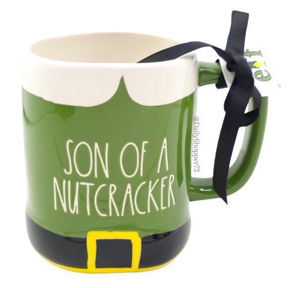 Rae Dunn x Elf Collaboration "Son of a Nutcracker" Festive Ceramic Coffee Mug - Picture 1 of 6